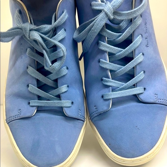 Paul Smith LEE Light Blue Leather Nubuck Sneakers - Picture 4 of 11